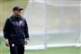 Fodboldtræner på sidelinjen