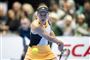 Caroline Wozniacki havde en træg dag på græskontoret i Birmingham tirsdag. (Arkivfoto).