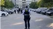 politimand fra ryggen