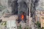 voldsom brand i bygning