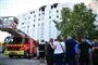 brandbil ved hus