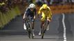 cykelryttere i spurt