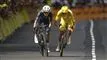 cykelryttere i spurt