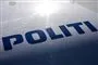 Fronten af en politibil