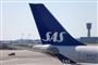sas logo på flyvinge