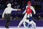 Lisa Kjær vandt fredag aften bronze i taekwondo ved PL efter en sejr over Marie Antoinnette Dassi.