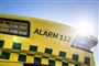 Toppen af en ambulance.