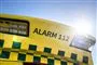Toppen af en ambulance.