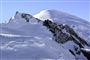 Mont Blanc er Vesteuropas højeste bjerg og ligger på grænsen mellem Frankrig og Italien. (Arkivfoto).