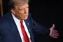 Trump taler