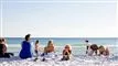 mennesker på en strand