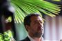 Matteo Salvini under en palme