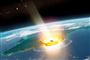 en asteroide rammer Jorden