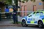 Maskeklædt politimand