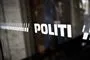Politilogo på indgangsdør