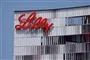 Eli Lilly logo på bygning