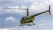 en gul helikopter