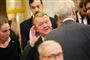 Udenrigsminister Lars Løkke Rasmussen (M) var som så mange andre stået tidligt op for at se resultatet af det amerikanske valg. Her ses han til den amerikanske ambassades valgarrangement på Hotel d'Angleterre i København.