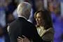 Kamala og Biden krammer
