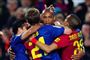 Thierry Henry scorede hattrick mod Valencia. Foto: AP/Manu Fernandez / POLFOTO
