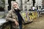 Erik Clausen op ad grafittivæg