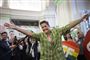 En politiker jubler