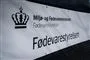 Skilt med Fødevarestyrelsen