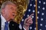 Donald Trump med løftet pegefinger