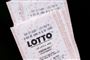 Forsiden af en lotto-kupon