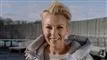 tv-værten Lene Beier i stpr frakke