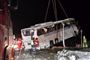 en forulykket bus