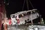 en forulykket bus