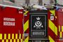 nærbillede af brandbil fra hovedstadens beredskab