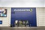 en facade med et logo for Elgiganten
