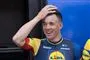cykelrytteren mads pedersen med stort grin