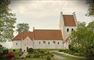 en kirke set fra vejen