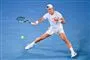 en tennisspiller i aktion