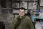 en trist ukrainsk soldat
