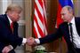 Vladimir Putin og Donald Trump mødtes for første gang i Helsinki i Finland den 16. juli 2018. (Arkivfoto).