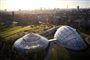 et luftfoto af botanisk have i aarhus