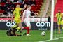 Mika Biereth scorer til 1-1 for Monaco i opgøret mod Nantes.
