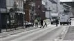 politiopbud med hunde i nordjysk gade