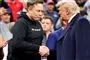 trump og musk hilser på hinanden
