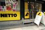 Netto-butik med logo