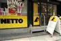 Netto-butik med logo
