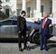 Musk og Trump foran en Cybertruck