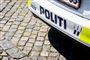 politi logo på bil