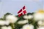 dannebro på blå himmel
