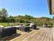 en terrasse i et sommerhus