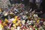 blomsterhav på gade i vancouver